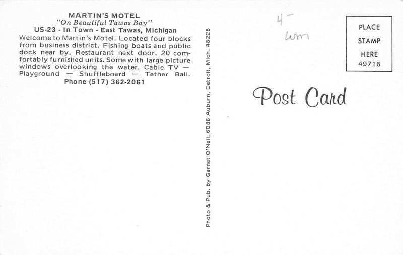Martins Motel - Vintage Postcard (newer photo)
